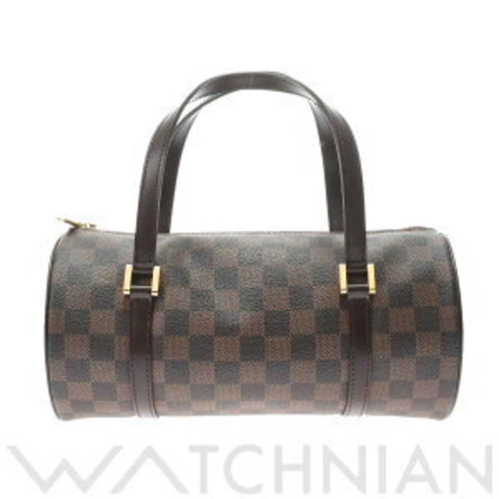 Louis Vuitton Papillon Brown Ebene Brown Damier Canvas Handbag